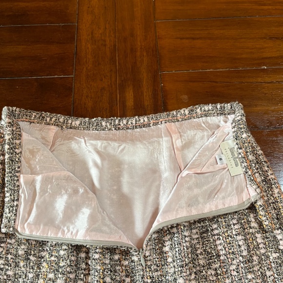 Pink/Brown Neiman Marcus Tweed Skirt - Picture 4 of 7